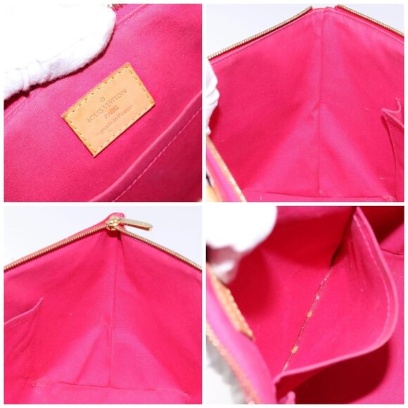 LOUIS VUITTON Monogram Vernis Bellevue PM Hand Bag Rose Pop M93669 Auth gh731 - Picture 15 of 16